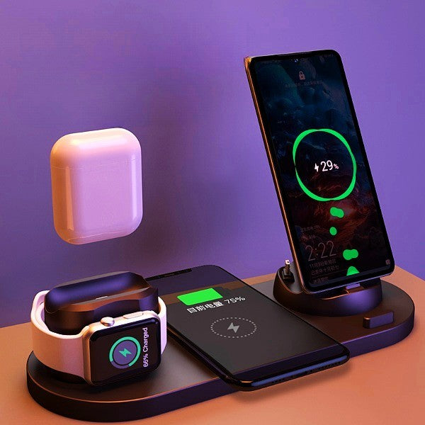 VividHaus 6-in-1 Wireless Charging Station