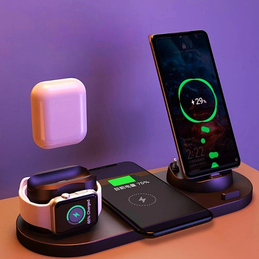 VividHaus 6-in-1 Wireless Charging Station